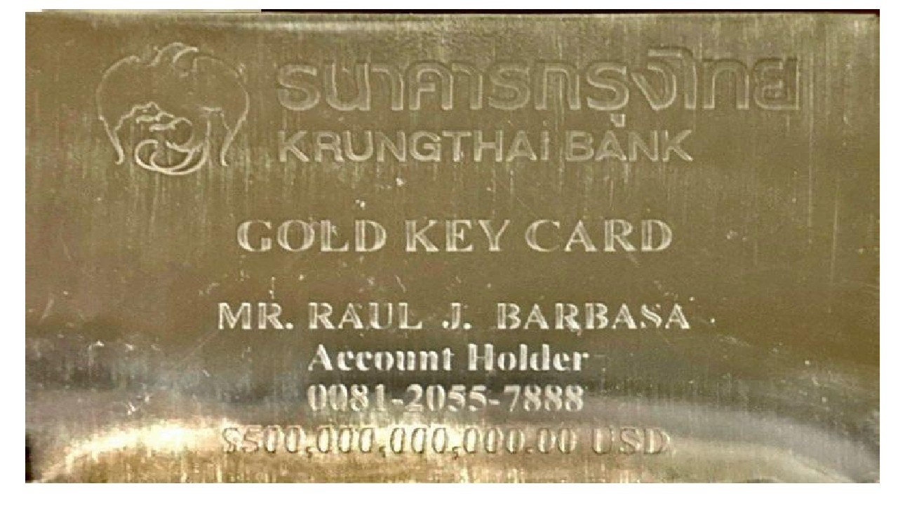 泰京銀行賬戶金卡