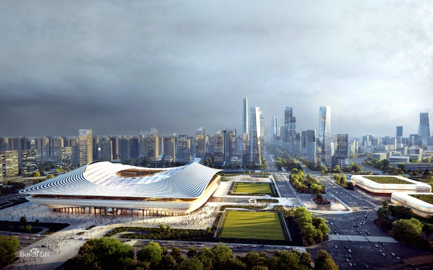 日立电梯中标2023年亚洲杯场馆西安国际足球中心
