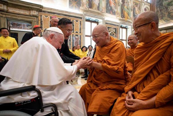 The Address of His Holiness Pope Francis in the 50th Anniversary of Vatican-Wat Phra Chetuphon Friendship between two traditional religions
